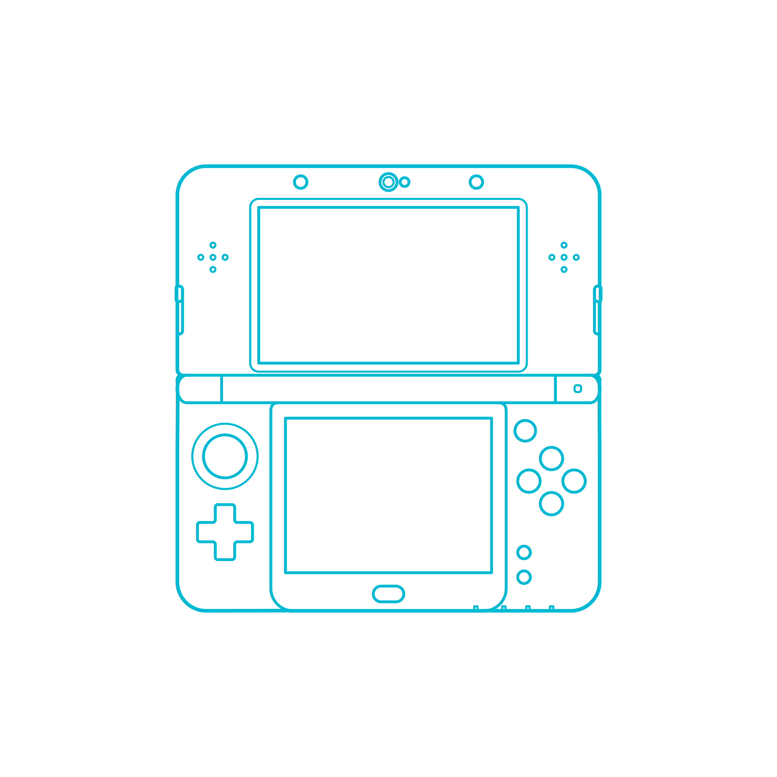 Digital Handheld Game Consoles New Nintendo 3Ds Realistic Silhouette Svg Vector Free Vectors